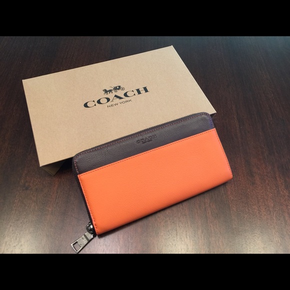 ACCORDION WALLET IN COLORBLOCK LEATHER - Picture 1 of 4